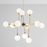 lampara techo globos stilnovo