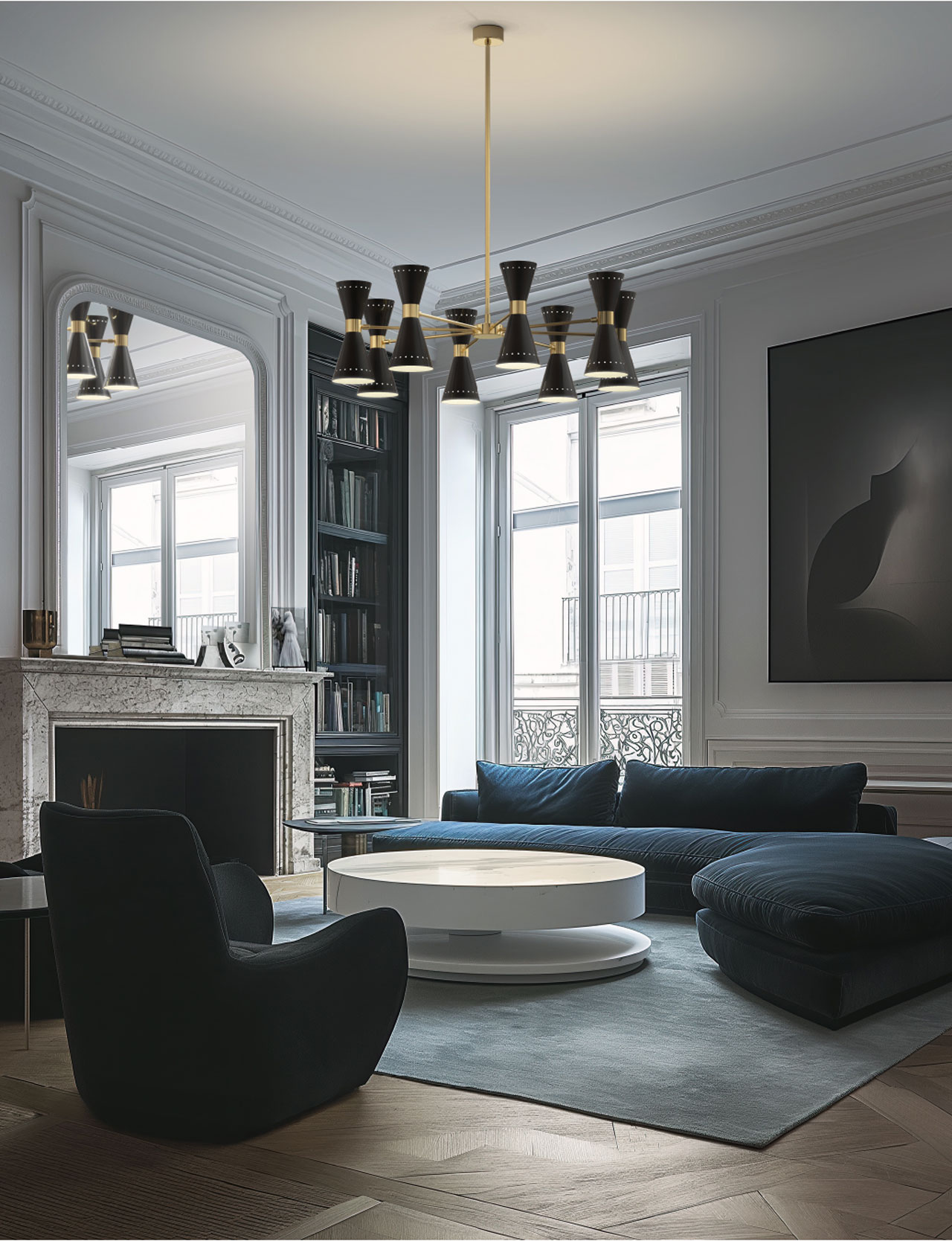 lampara techo focos stilnovo