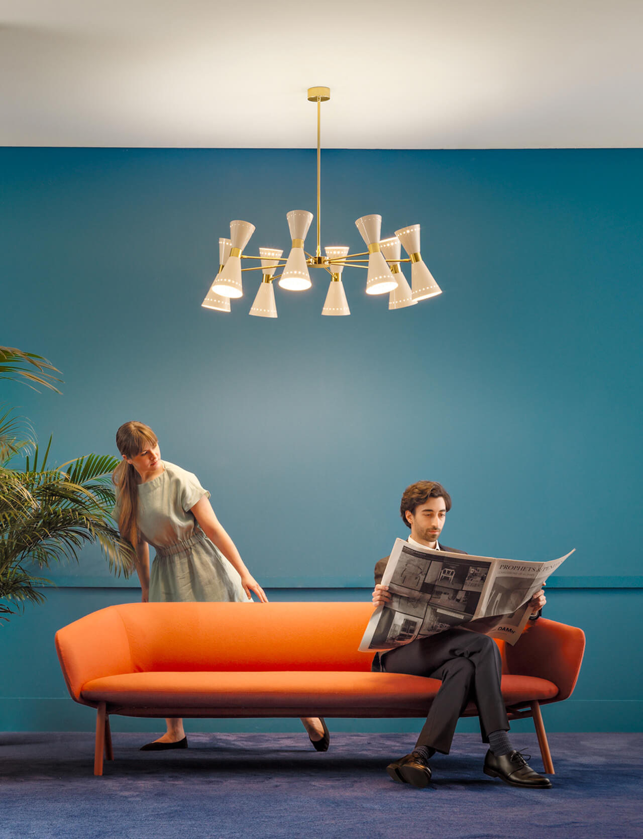 lampara techo focos stilnovo