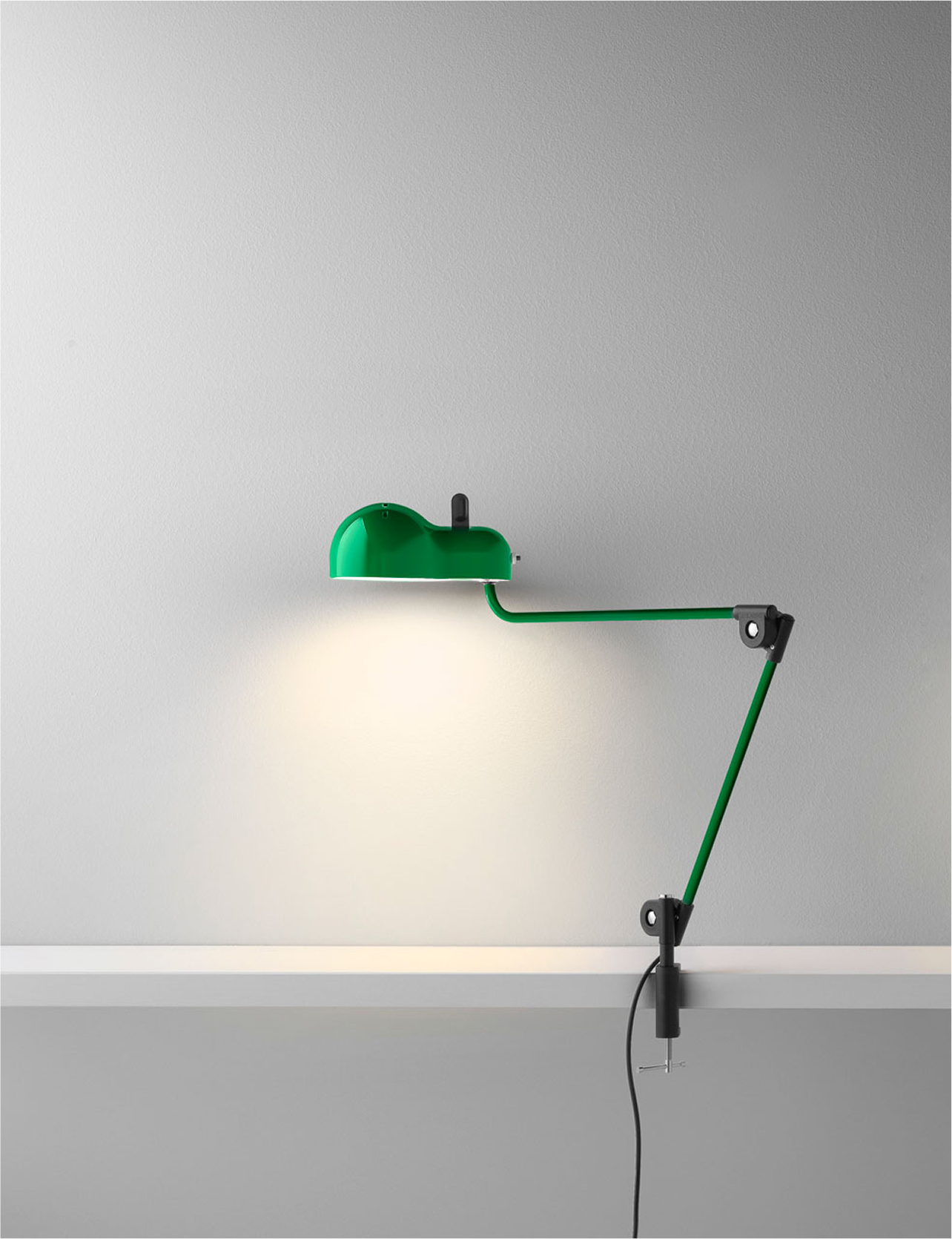 lampara escritorio stilnovo verde